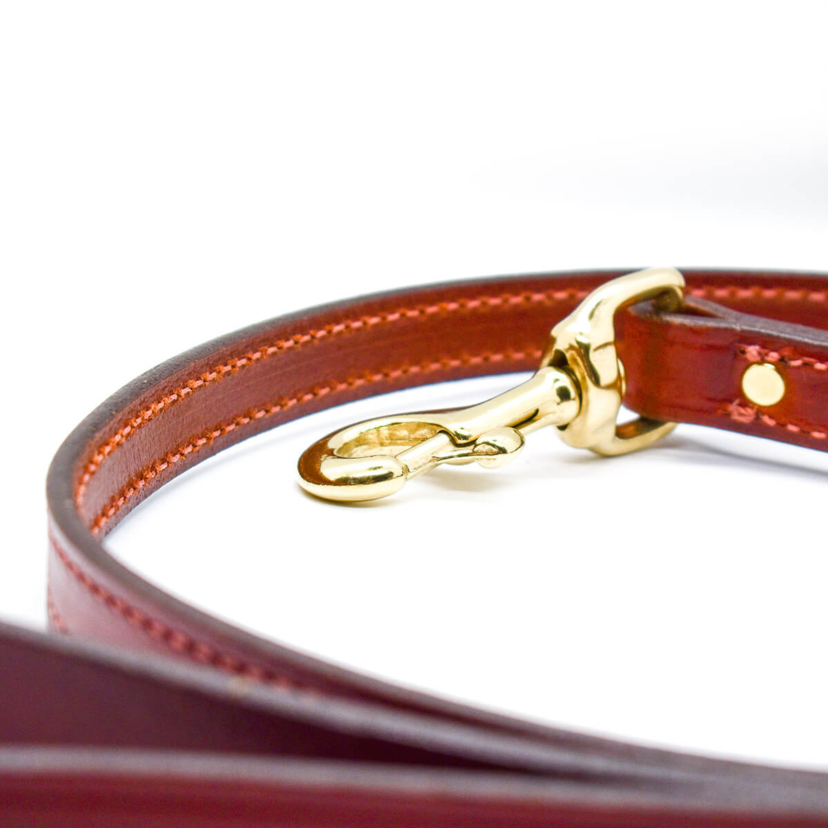 Classic Brown Leather Leash