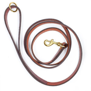Classic Brown Leather Leash
