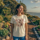 California illustrated apparel - Botanical Dog Tee at Swamis Gardens