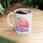 Swami's Coffee Mug — coastal California illustration, Leucadia Mercantile