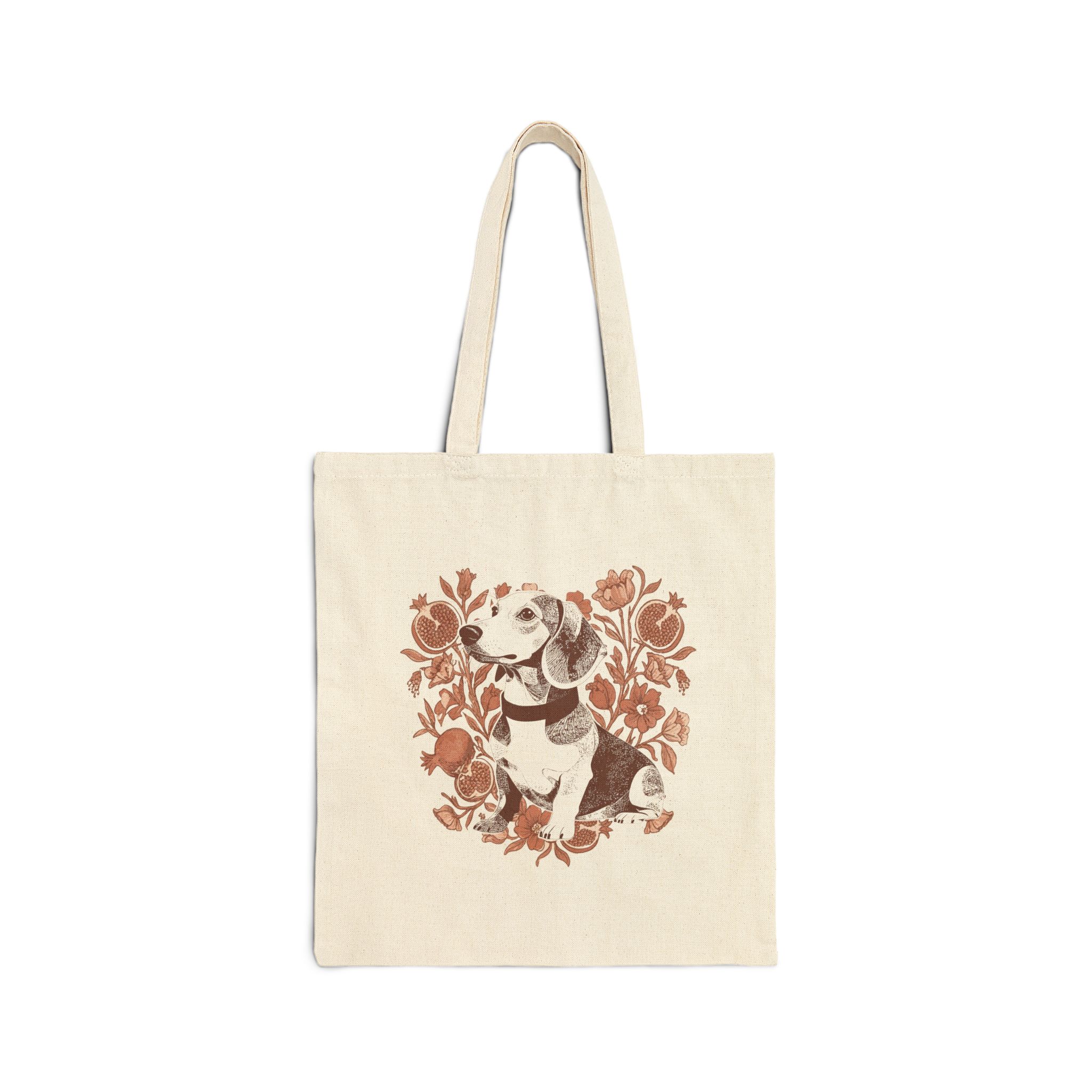 Botanical Dog Tote Bag (Eco Cotton)