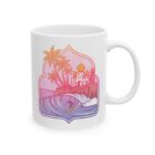 Swami's Coffee Mug — coastal California illustration, Leucadia Mercantile