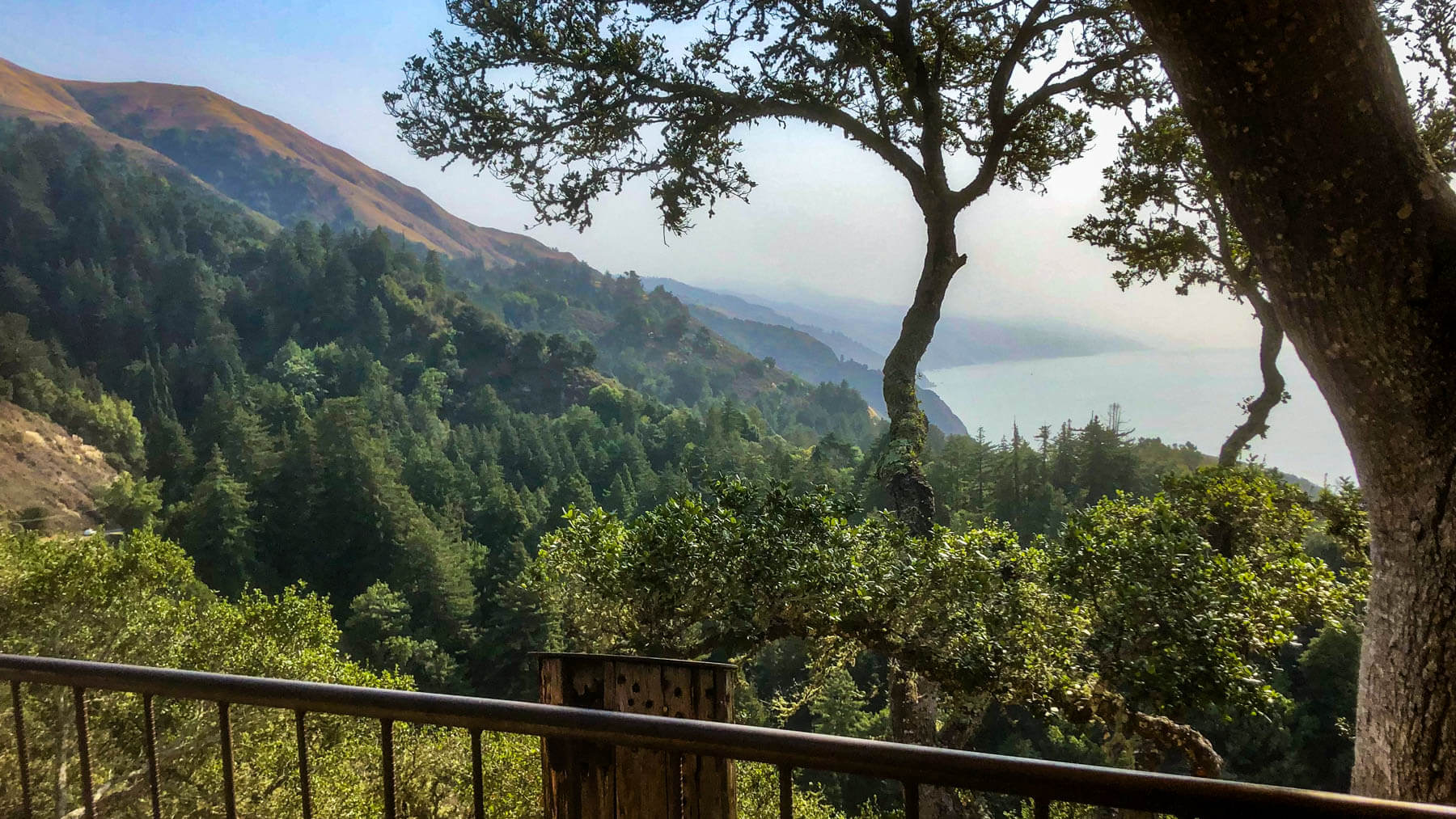 Big Sur Coastline looking south from Nepenthe Restaurant