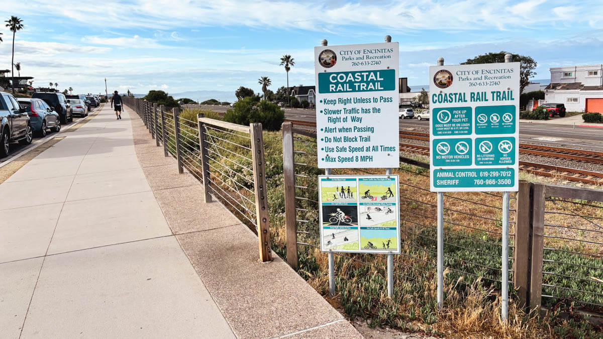 Coastal Rail Trail Swamis to Cardiff by the Sea