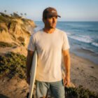 Leucadia Wave Corduroy Cap — embroidered wave logo, Leucadia Mercantile