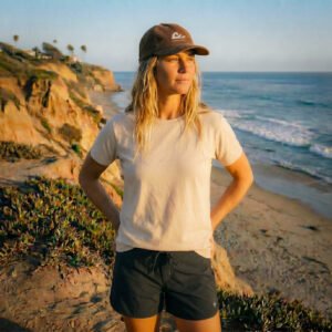 Leucadia Wave Corduroy Cap — embroidered wave logo, Leucadia Mercantile