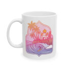 Swami's Coffee Mug side view — 11oz ceramic, Leucadia Mercantile