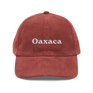 Oaxaca Corduroy Cap — Mexico