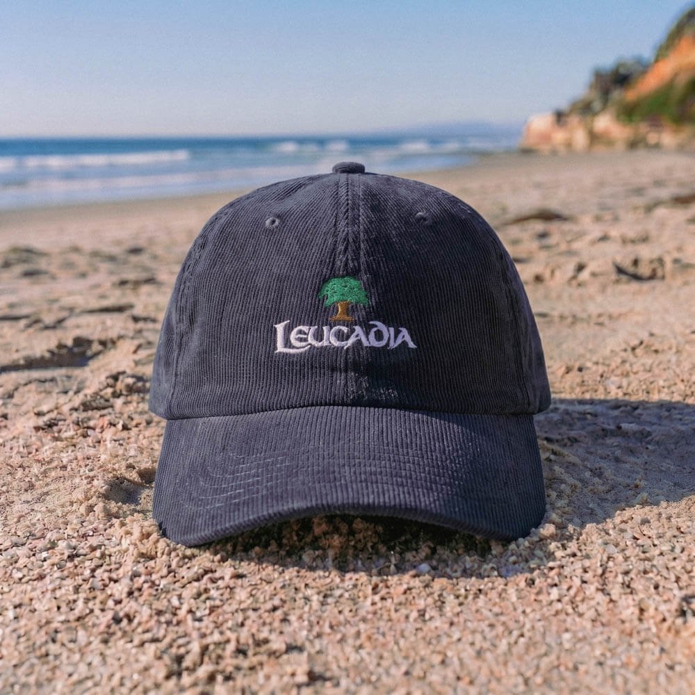 Leucadia Corduroy Cap in Navy Blue