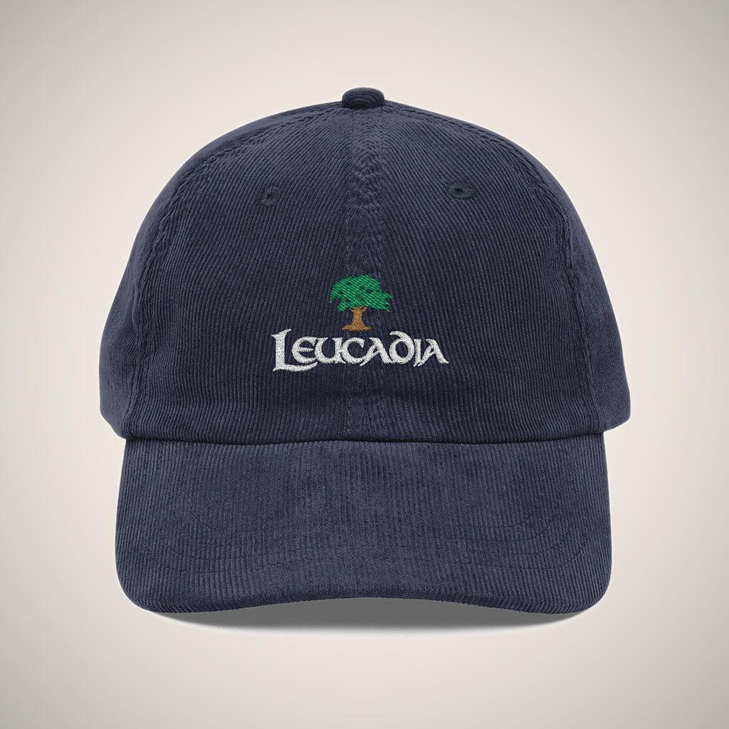 Leucadia Tree Corduroy Navy Blue Front