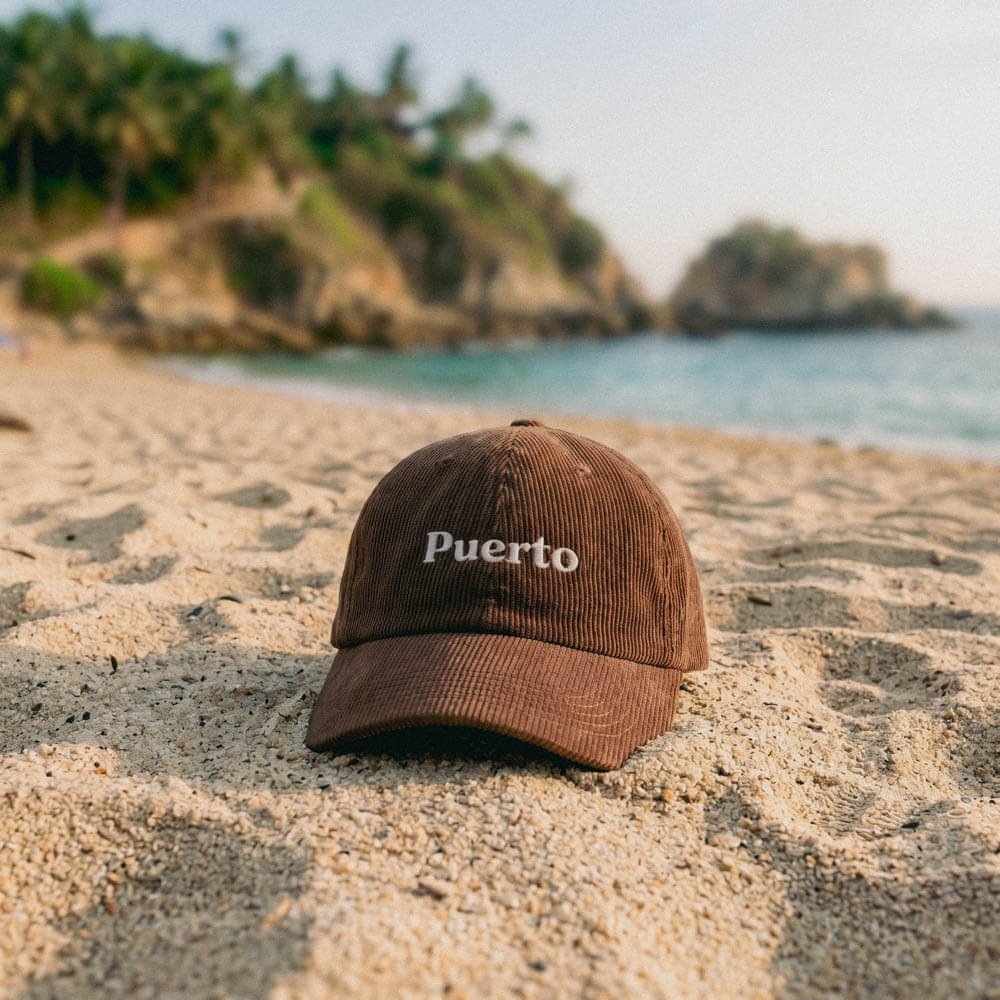 Puerto Corduroy Hat in Brown