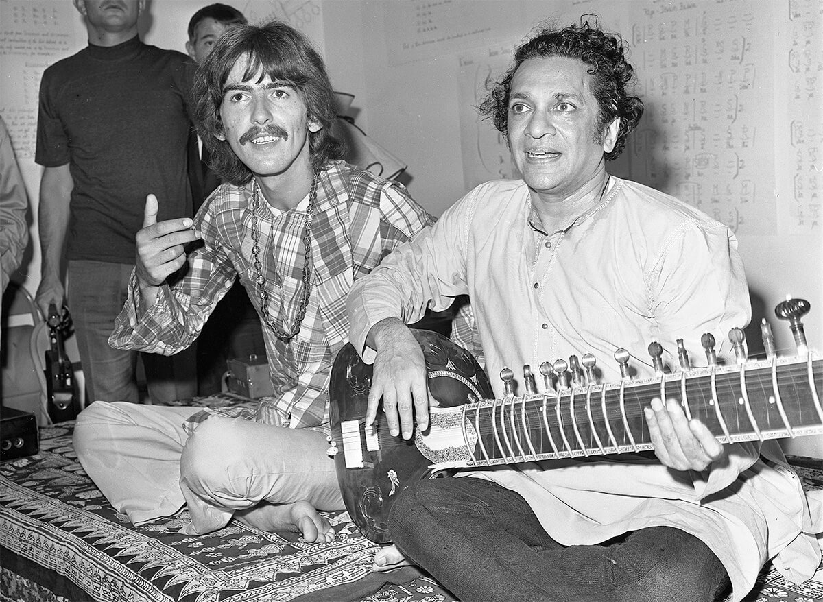 Ravi Shankar and George Harrison