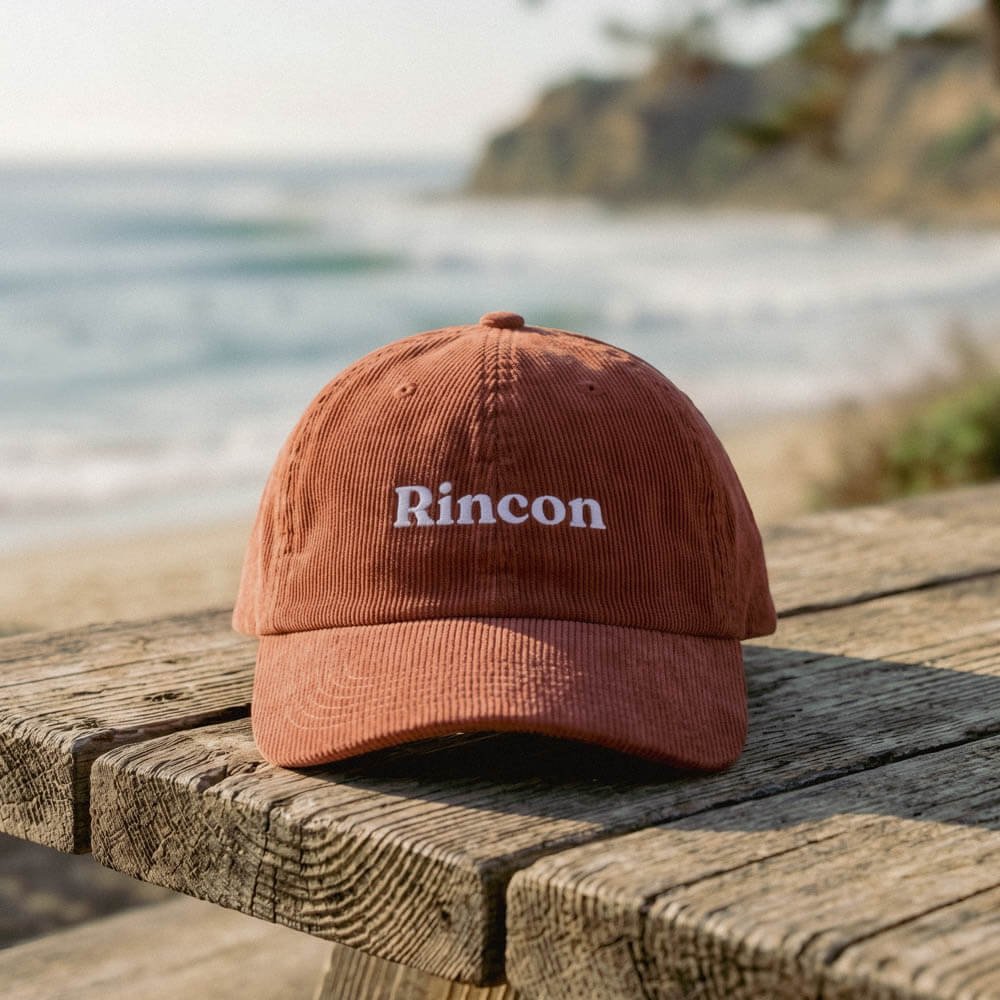 Rincon Corduroy Hat in Burgundy