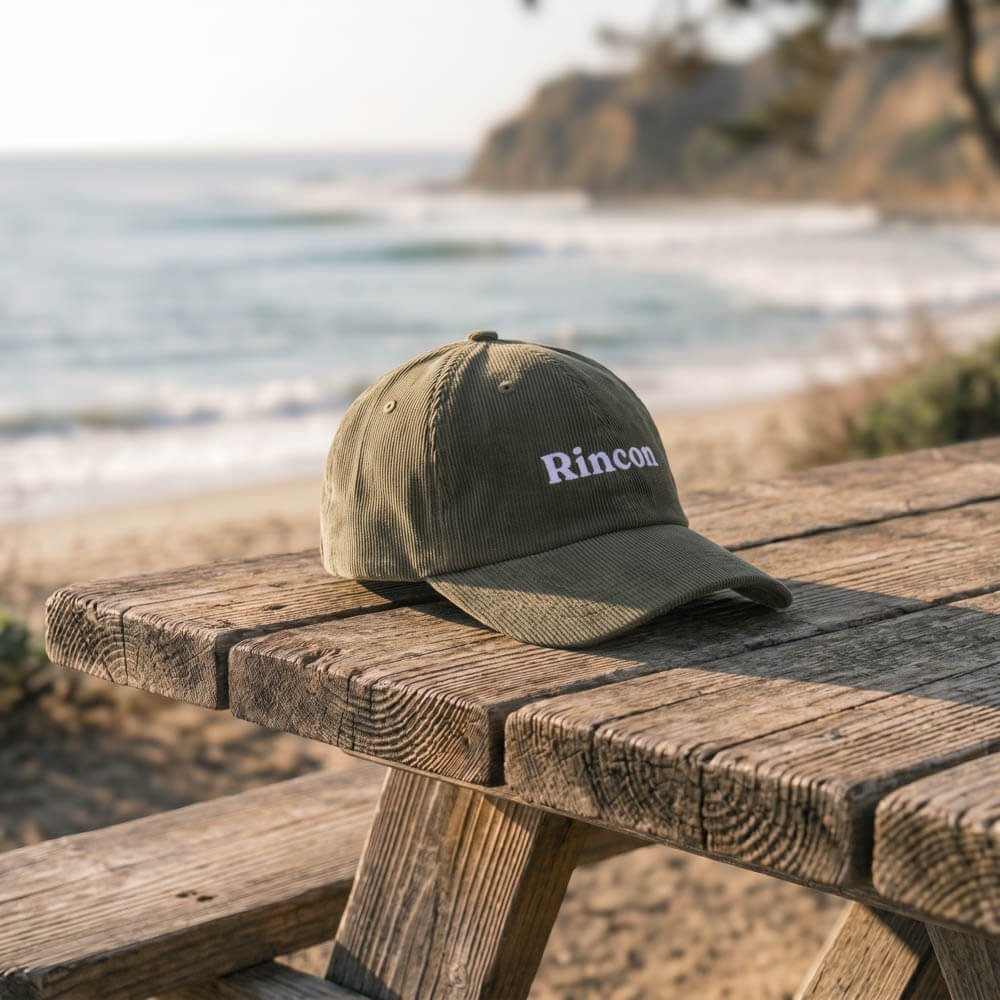 Rincon Corduroy Hat in in olive grey