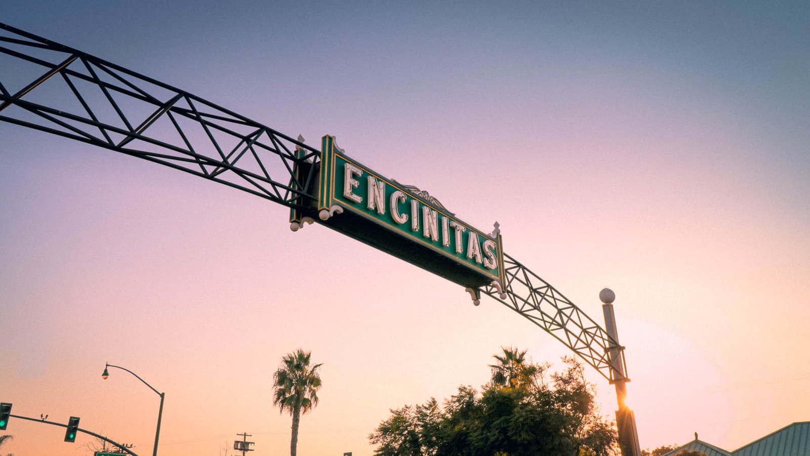 Encinitas California Highway 101 Sign