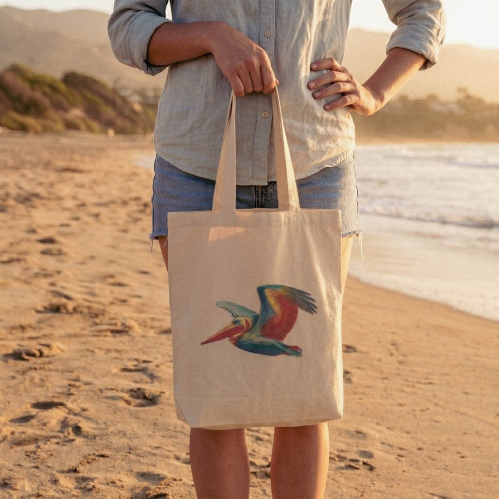 Pacific Pelican Tote Bag